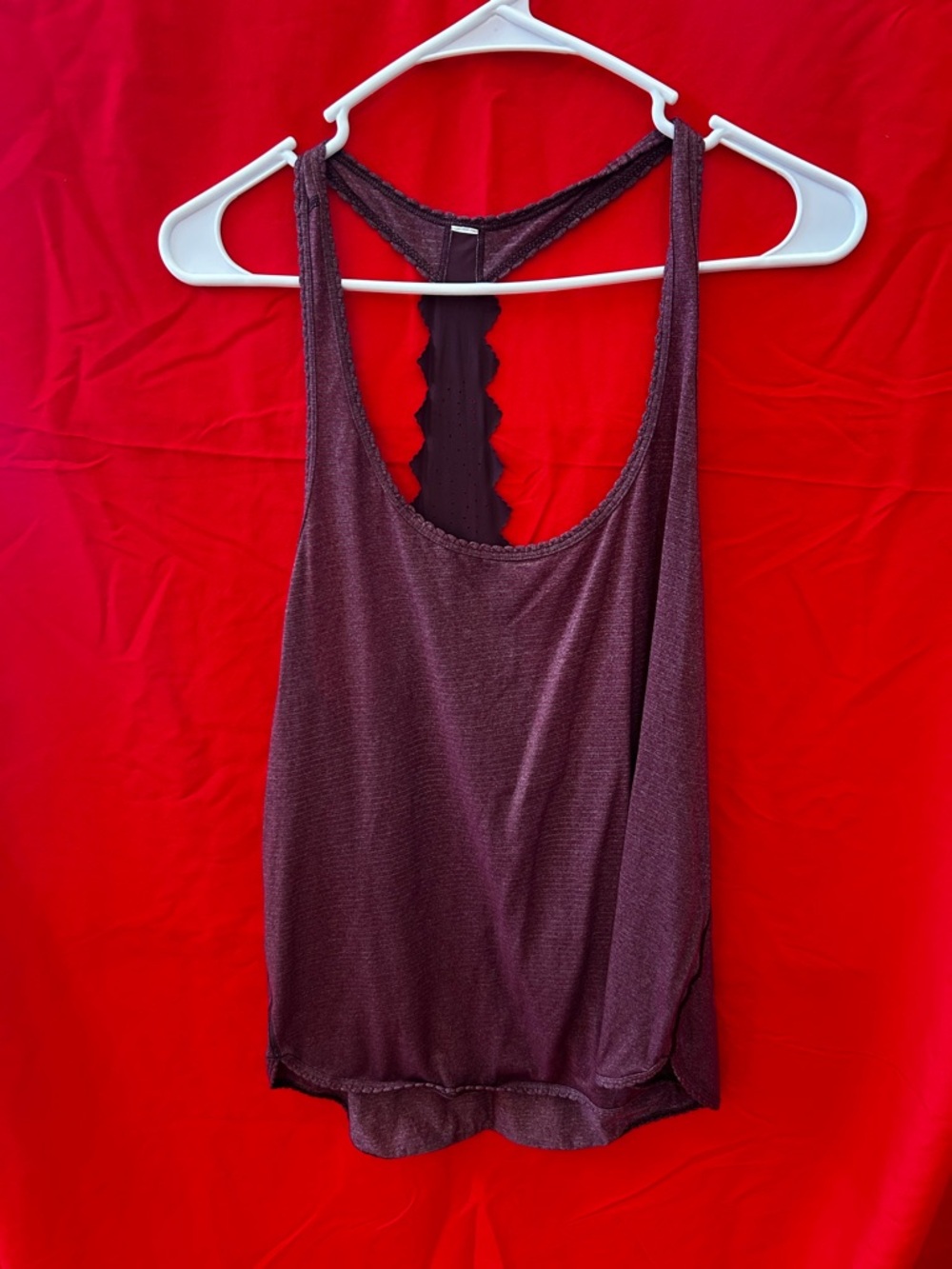 lululemon athletica Plum Racerback Tank Top
